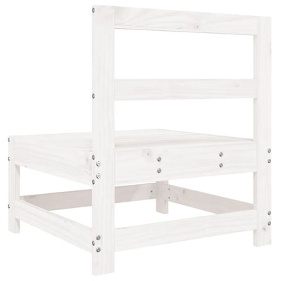 Valkoinen puutarhan keskisohva Zahari (mänty)