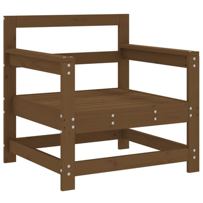 Hunajanruskea puutarhatuolit Zahari (2 kpl mänty)