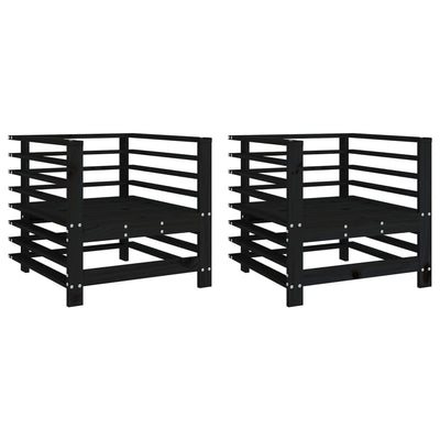 Musta puutarhatuolit Doroty (2 kpl mänty)