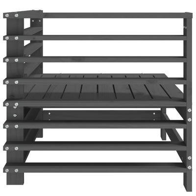 Harmaa puutarhan kulmasohvat Doroty (2 kpl mänty)