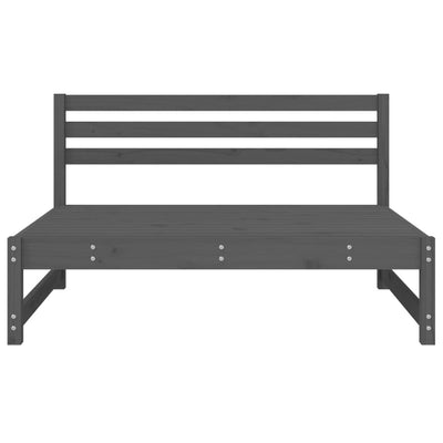 Harmaa puutarhan keskisohva Gasparian 120x80cm (mänty)