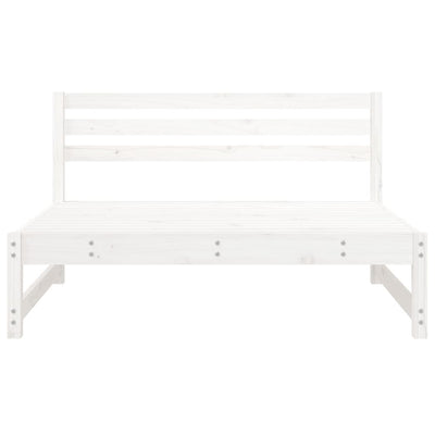 Puutarhan keskisohvat 2 kpl valkoinen 120x80 cm täysi mänty