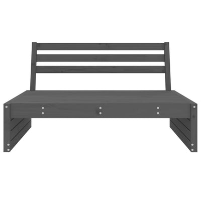 Harmaa puutarhan keskisohva Teonia 120x80cm (mänty)