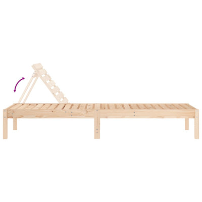 Aurinkotuoli Farashahi 199,5x60x74cm (mänty)