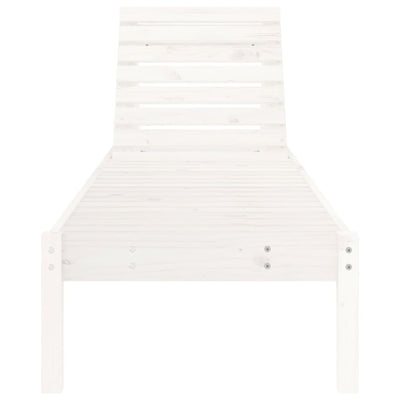 Aurinkotuolit 2 kpl valkoinen 199,5x60x74 cm täysi mänty