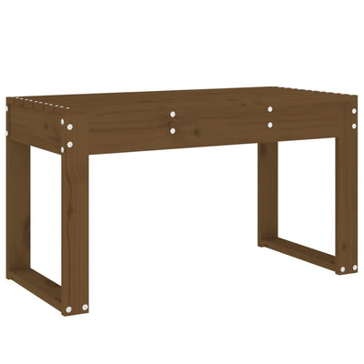 Puutarhapenkki hunajanruskea 80x38x45 cm täysi mänty