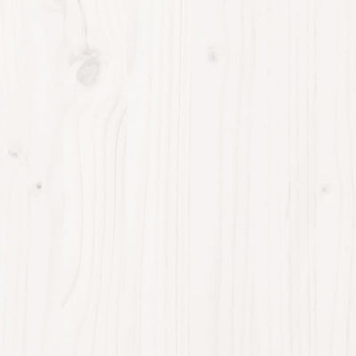Puutarhapenkki valkoinen 110x38x45 cm täysi mänty