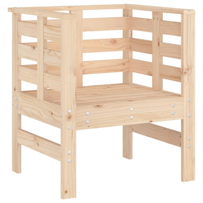 Puutarhatuolit 2 kpl 61,5x53x71 cm täysi mänty
