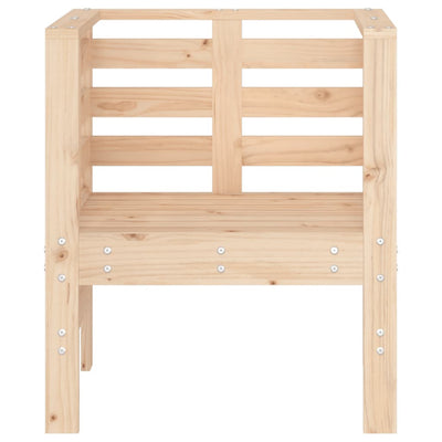 Puutarhatuolit 2 kpl 61,5x53x71 cm täysi mänty