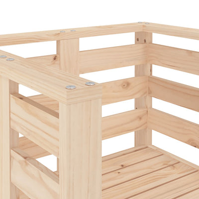 Puutarhatuolit 2 kpl 61,5x53x71 cm täysi mänty