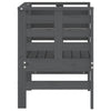 Puutarhatuolit 2 kpl harmaa 61,5x53x71 cm täysi mänty