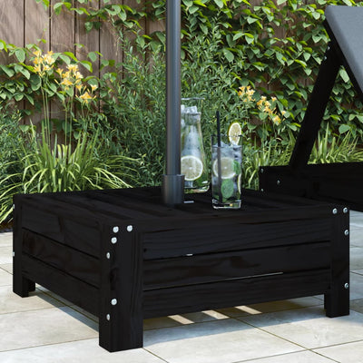 Musta aurinkovarjojalustan suoja Bedia (mänty)