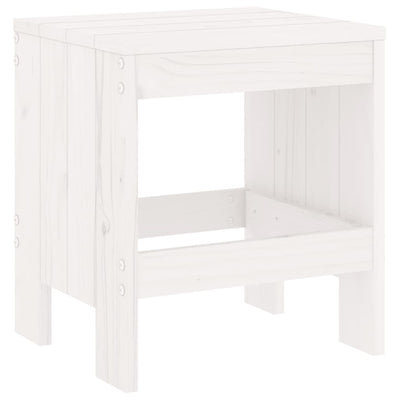 Puutarhajakkarat 2 kpl valkoinen 40x36x45 cm täysi mänty