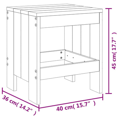 Puutarhajakkarat 2 kp 40x36x45 cm täysi douglaskuusi