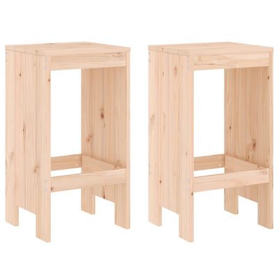 Baarijakkarat 2 kpl 40x36x75 cm täysi mänty