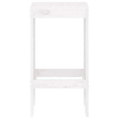 Valkoinen baarijakkarat Virgina 40x36x75cm (2 kpl mänty)