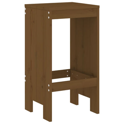 Baarijakkarat 2 kpl hunajanruskea 40x36x75 cm täysi mänty