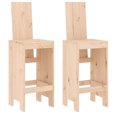 Baarijakkarat 2 kpl 40x42x120 cm täysi mänty