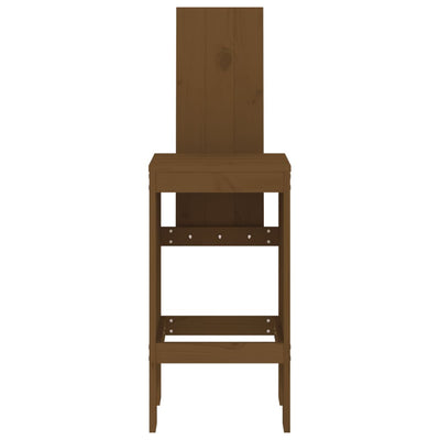 Baarijakkarat 2 kpl hunajanruskea 40x42x120 cm täysi mänty