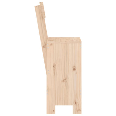 Baarijakkarat 2 kpl 40x48,5x115,5 cm täysi mänty