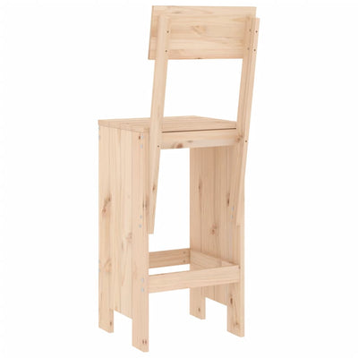 Baarijakkarat 2 kpl 40x48,5x115,5 cm täysi mänty