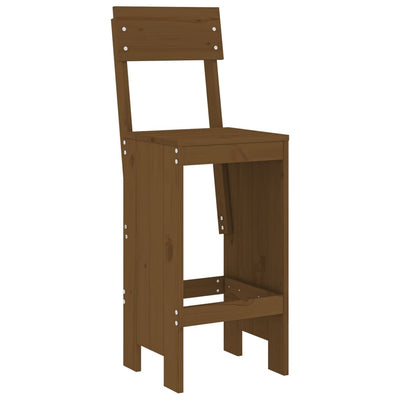 Baarijakkarat 2 kpl hunajanruskea 40x48,5x115,5 cm täysi mänty