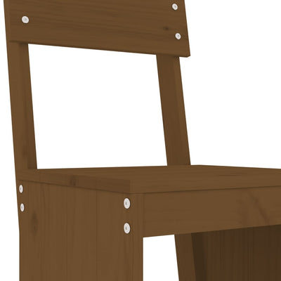 Baarijakkarat 2 kpl hunajanruskea 40x48,5x115,5 cm täysi mänty