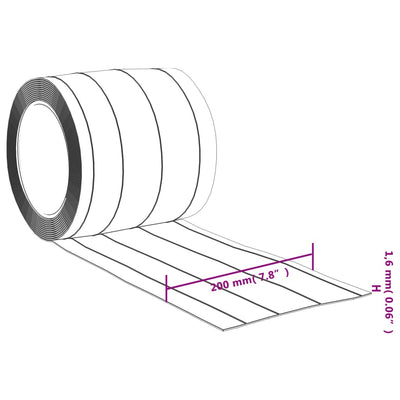 Oviverho läpinäkyvä 200 mm x 1,6 mm 50 m PVC