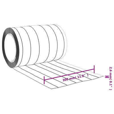 Oviverho läpinäkyvä 300 mm x 2,6 mm 25 m PVC