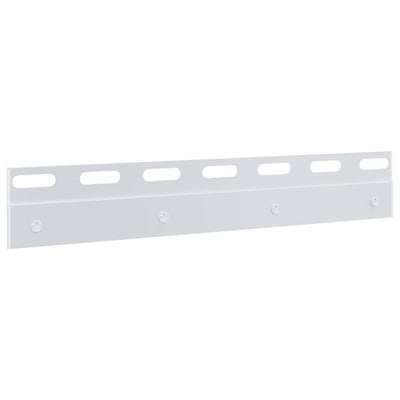 Liitoslevyt 4 kpl hopea 28 cm ruostumaton teräs