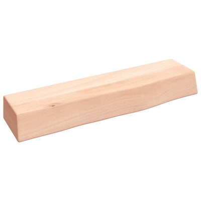 Seinähylly 40x10x6 cm käsittelemätön täysi tammi