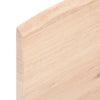 Seinähylly 40x20x2 cm käsittelemätön täysi tammi