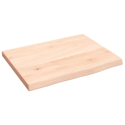 Seinähylly 40x30x2 cm käsittelemätön täysi tammi