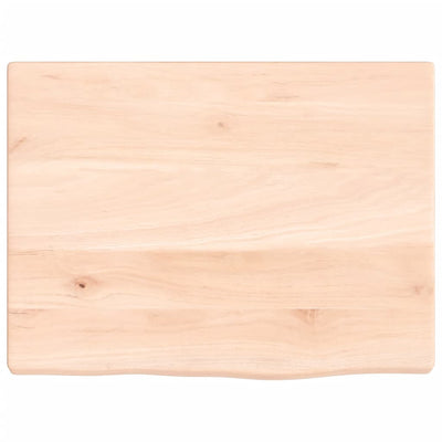 Seinähylly 40x30x2 cm käsittelemätön täysi tammi