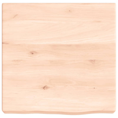 Seinähylly 40x40x(2-6) cm käsittelemätön täysi tammi