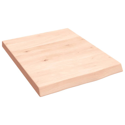 Seinähylly 40x50x(2-4) cm käsittelemätön täysi tammi