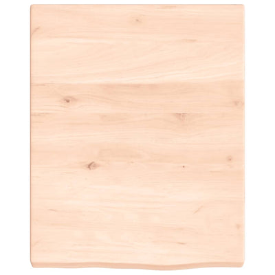 Seinähylly 40x50x(2-4) cm käsittelemätön täysi tammi