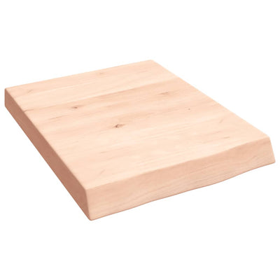 Seinähylly 40x50x(2-6) cm käsittelemätön täysi tammi