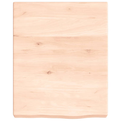 Seinähylly 40x50x(2-6) cm käsittelemätön täysi tammi