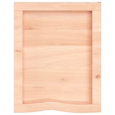 Seinähylly 40x50x(2-6) cm käsittelemätön täysi tammi