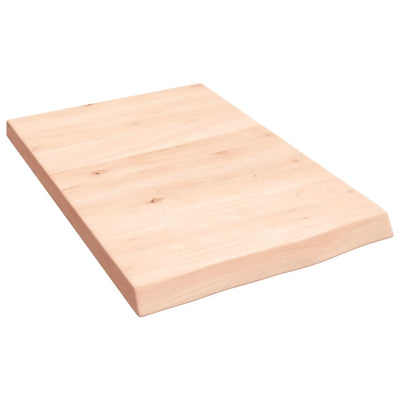Seinähylly 40x60x(2-4) cm käsittelemätön täysi tammi