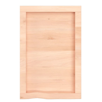 Seinähylly 40x60x(2-4) cm käsittelemätön täysi tammi