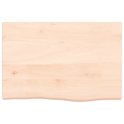 Seinähylly 60x40x(2-6) cm käsittelemätön täysi tammi