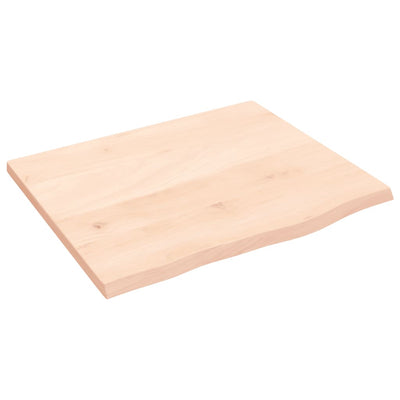 Seinähylly 60x50x2 cm käsittelemätön täysi tammi