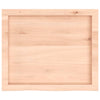 Seinähylly 60x50x(2-4) cm käsittelemätön täysi tammi