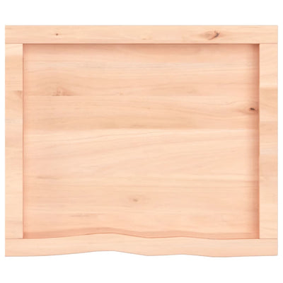 Seinähylly 60x50x(2-6) cm käsittelemätön täysi tammi