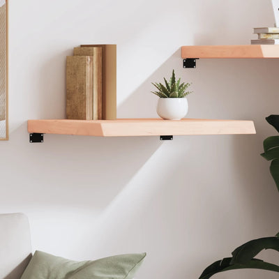 Seinähylly 60x60x(2-6) cm käsittelemätön täysi tammi