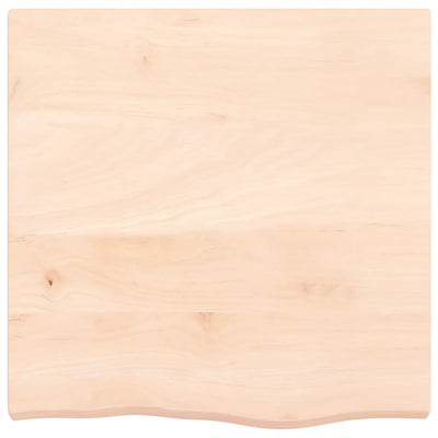 Seinähylly 60x60x(2-6) cm käsittelemätön täysi tammi