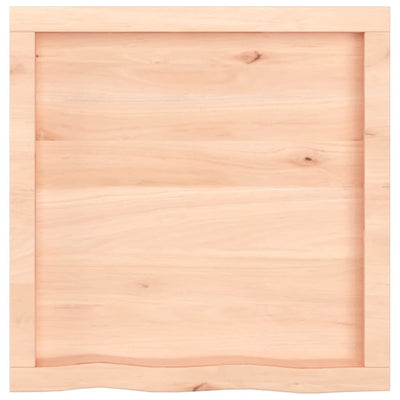 Seinähylly 60x60x(2-6) cm käsittelemätön täysi tammi
