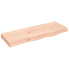 Seinähylly 80x30x(2-6) cm käsittelemätön täysi tammi